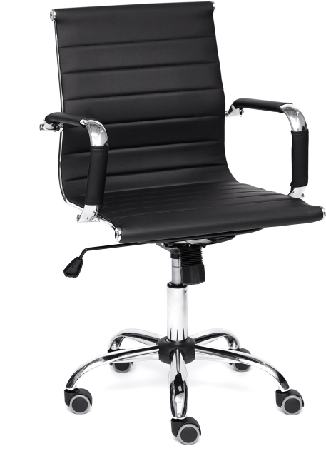 Кресло URBAN-LOW кож/зам, черный, 36-6