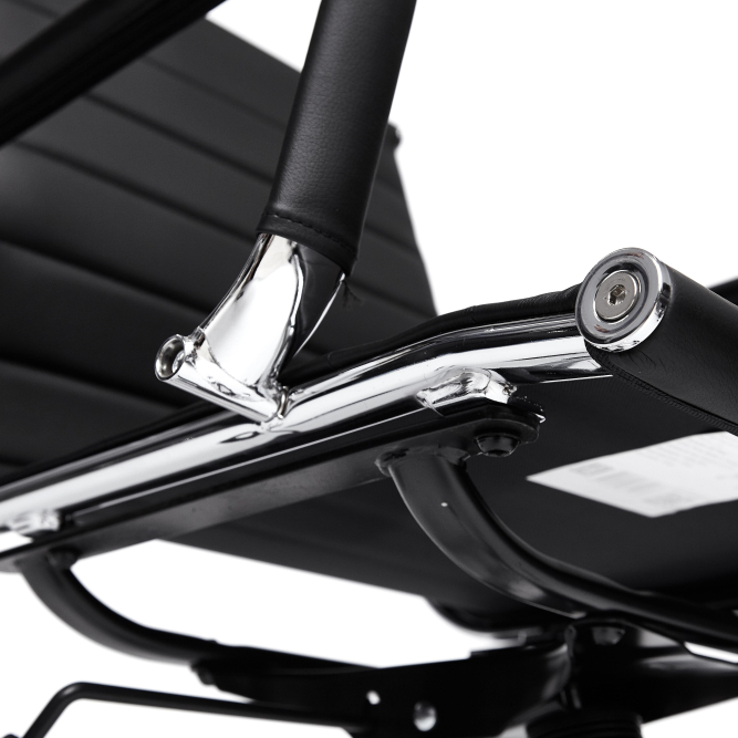 Кресло URBAN-LOW кож/зам, черный, 36-6