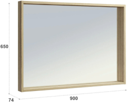 Зеркало Скайлайт СЛ-50 блэквуд ячменный