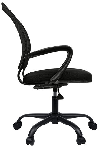 Кресло BRABIX Cargo MG-391, до 130 кг, пятилучие металлическое, ткань/сетка, черное, 532786