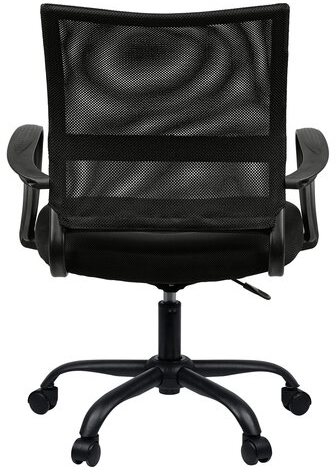 Кресло BRABIX Cargo MG-391, до 130 кг, пятилучие металлическое, ткань/сетка, черное, 532786