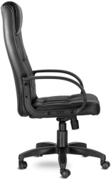 Кресло офисное "Премьер", кожзам, черное