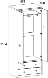 Шкаф 2DG2S/D1  Дизель