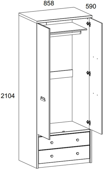 Шкаф 2DG2S/D1  Дизель