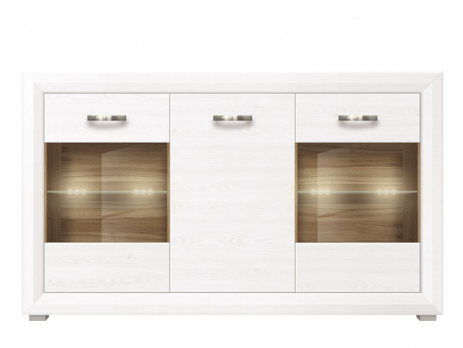 Тумба REG2W1D с подсветкой (Мальта)