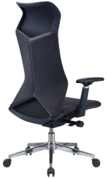 Кресло офисное CHAIRMAN CH 583 SL, хром, 3D подлокотники, синхромеханизм, ткань, темно-серое, 7131358