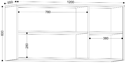 Антресоль Николь 23.2