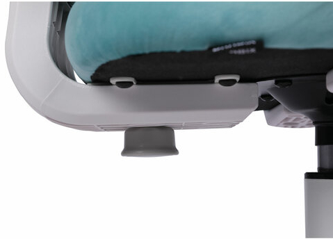 Кресло детское с подставкой для ног BRABIX "Sky MG-206", велюр, голубое, 533155