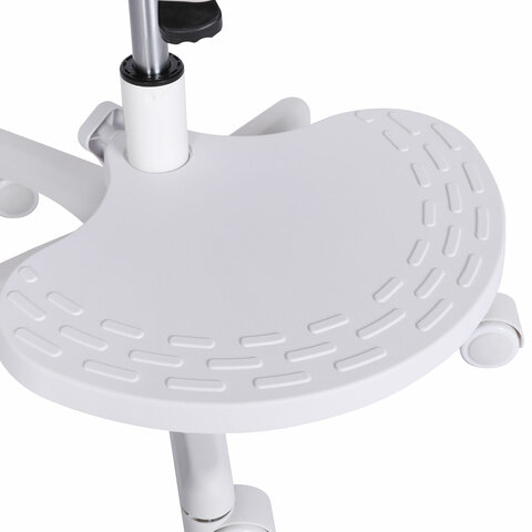 Кресло детское с подставкой для ног BRABIX "Sky MG-206", велюр, голубое, 533155