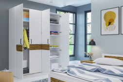 Шкаф 4-х дверный Милана (Горизонт)