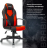Кресло компьютерное BRABIX "Game GM-017", экокожа/ткань, черное/красное, 532642, GM-017_532642