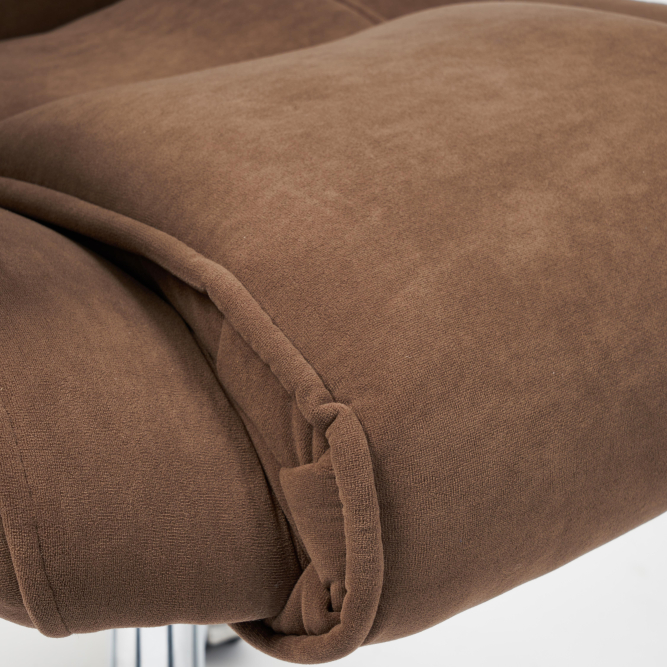 Кресло BERGAMO флок , коричневый, 6