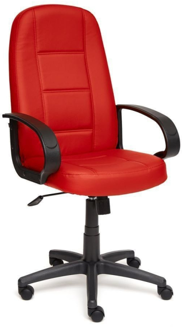 Кресло СН747 кож/зам, красный, 36-161