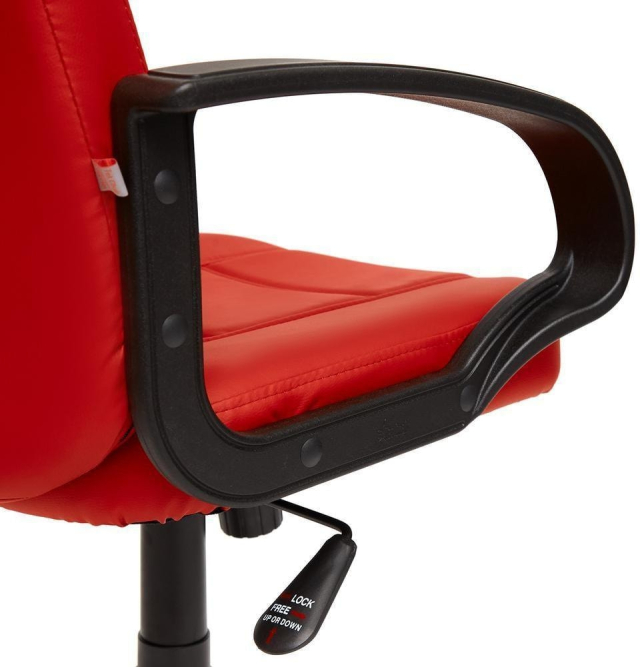 Кресло СН747 кож/зам, красный, 36-161