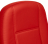 Кресло СН747 кож/зам, красный, 36-161