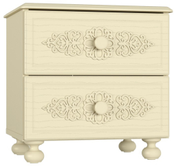 Тумба прикроватная Ассоль плюс АС-4 ваниль