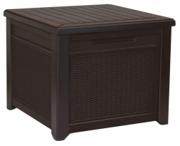 Сундук квадратный Cube Rattan 208л коричневый