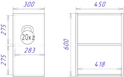 Шкаф ШО-45к Женева