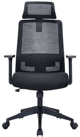 Кресло BRABIX PREMIUM "Agent ER-404", поясничная поддержка, регулируемый подголовник, ткань/сетка, черное, 532970