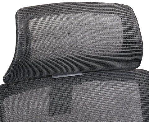 Кресло BRABIX PREMIUM "Agent ER-404", поясничная поддержка, регулируемый подголовник, ткань/сетка, черное, 532970