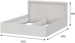 Кровать двойная (универсальная) Гамма-20