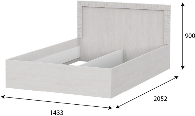 Кровать двойная (универсальная) Гамма-20
