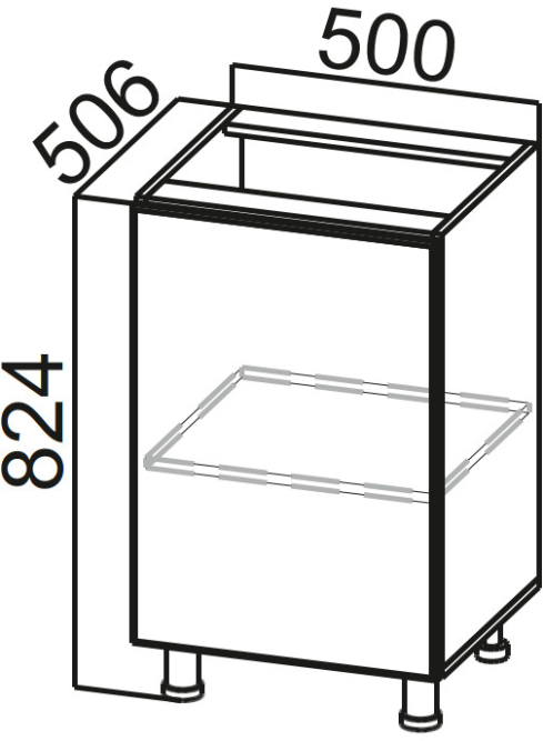 Стол-рабочий 500 Модус