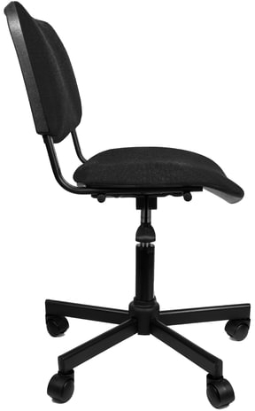 Кресло КР09, без подлокотников, черное, КР01.00.09-101-