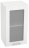 Шкаф верхний со стеклом с 1 створкой Кухня Валерия ШВС 400 (глянец)