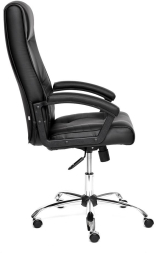 Кресло MAXIMA Хром кож/зам, черный, 36-6