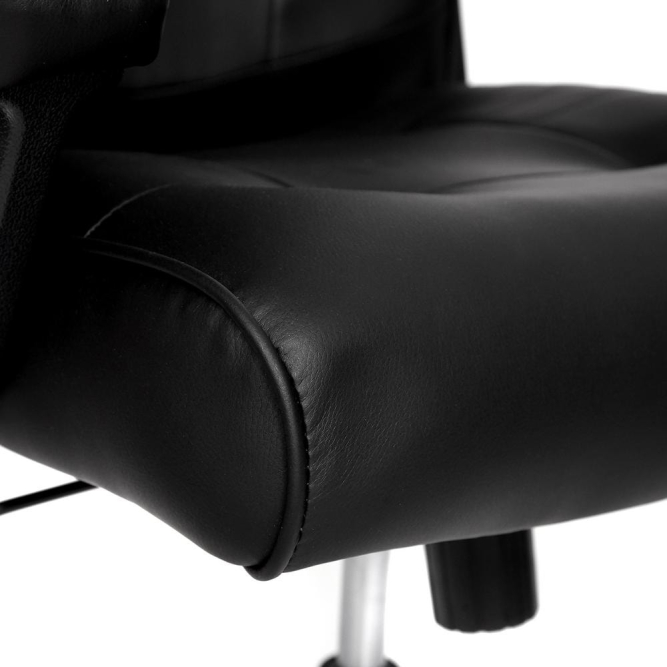 Кресло MAXIMA Хром кож/зам, черный, 36-6