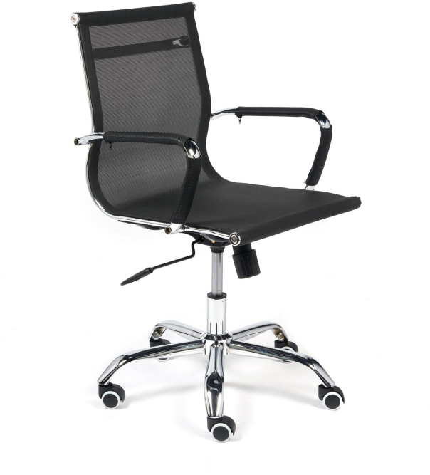 Кресло URBAN-LOW M ткань/сетка, черный