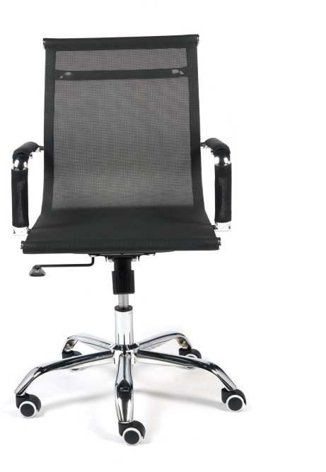 Кресло URBAN-LOW M ткань/сетка, черный