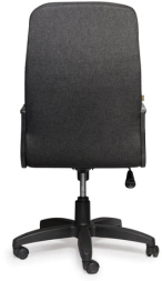 Кресло офисное "Менеджер", ткань, монолитный каркас, серое С-73, В-40