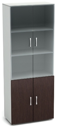 Шкаф со стеклом К2 (ШК31+ДК32х2+ДК35х2+ФС04х2)