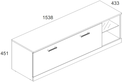 Тумба RTV 1S2N JAGGER
