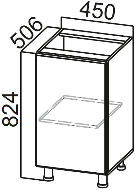 Стол-рабочий 450 Модус