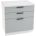 Шкаф нижний 3 ящ. ШН3Я 800 Глетчер (Белый, Гейнсборо)