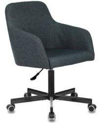 Кресло CH-380M, пятилучие металлическое, ткань, темно-серое, 1430559