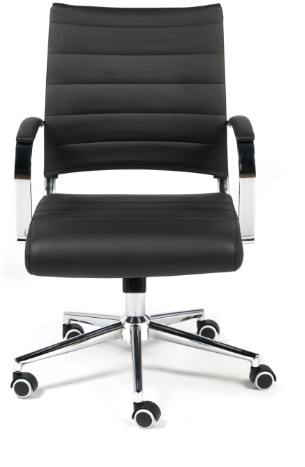 Кресло CITY-LOW кож/зам, черный