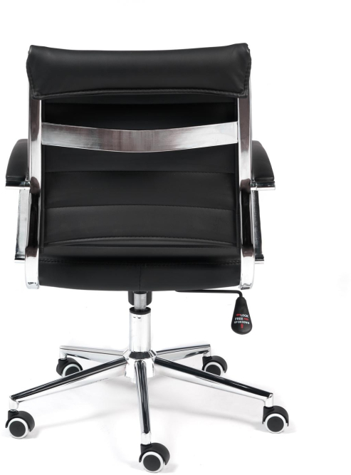 Кресло CITY-LOW кож/зам, черный