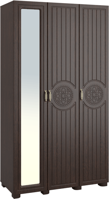 Шкаф «Монблан» МБ-24К комбинированный венге