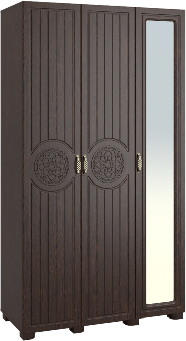 Шкаф «Монблан» МБ-24К комбинированный венге