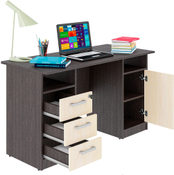 Стол двухтумбовый Фронда-4