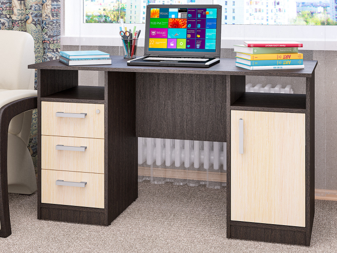 Стол двухтумбовый Фронда-4