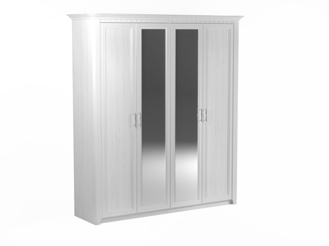 Шкаф 4-х дверный Клер