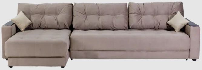 Диван Bond Yes (17 см) с накладкой 5 подушек