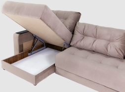 Диван Bond Yes (17 см) с накладкой 5 подушек