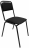 Стул для посетителей РС42, черный каркас, ткань черная