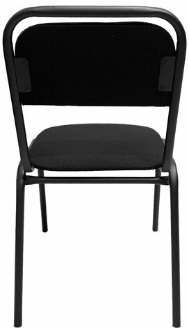 Стул для посетителей РС42, черный каркас, ткань черная